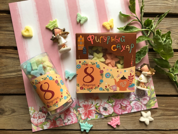 Фигурный крафтовый сахар Beautiful Sugar / Любые формы под заказ